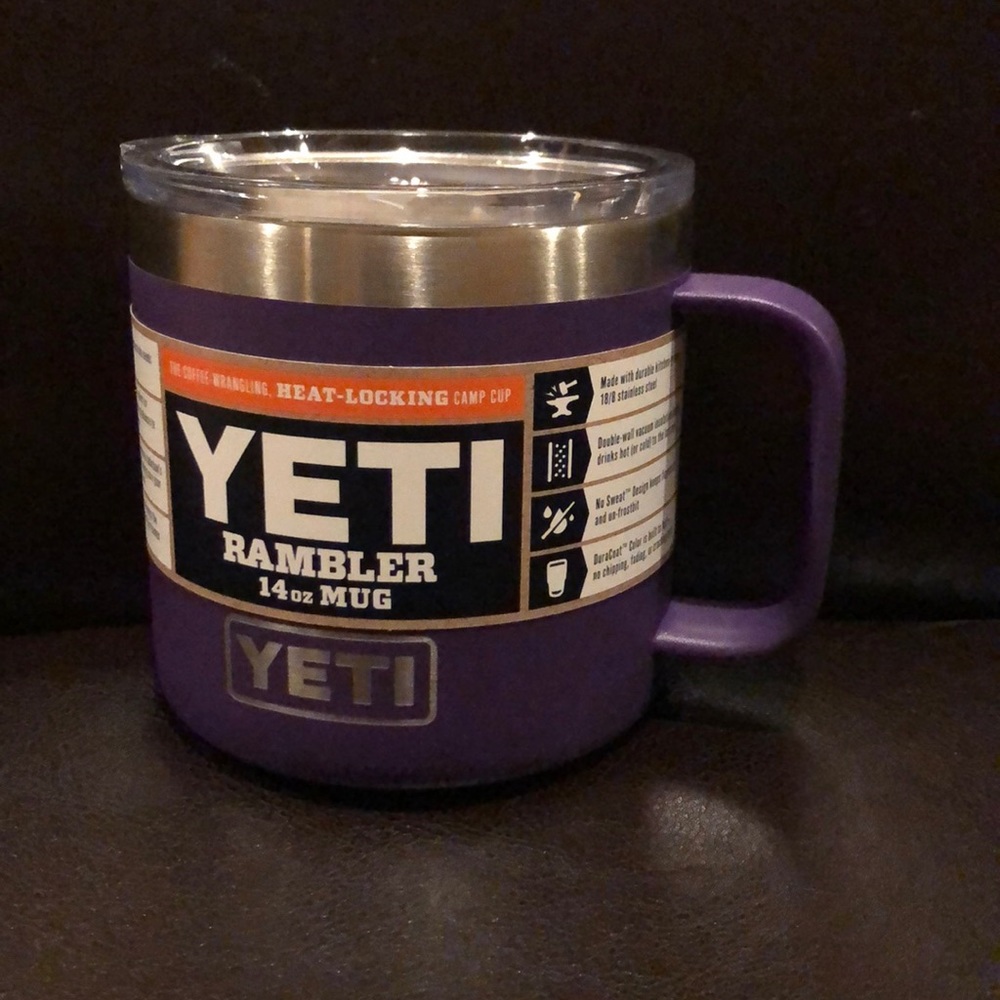 Yeti rambler 14 Oz mug coffee camping camp cup